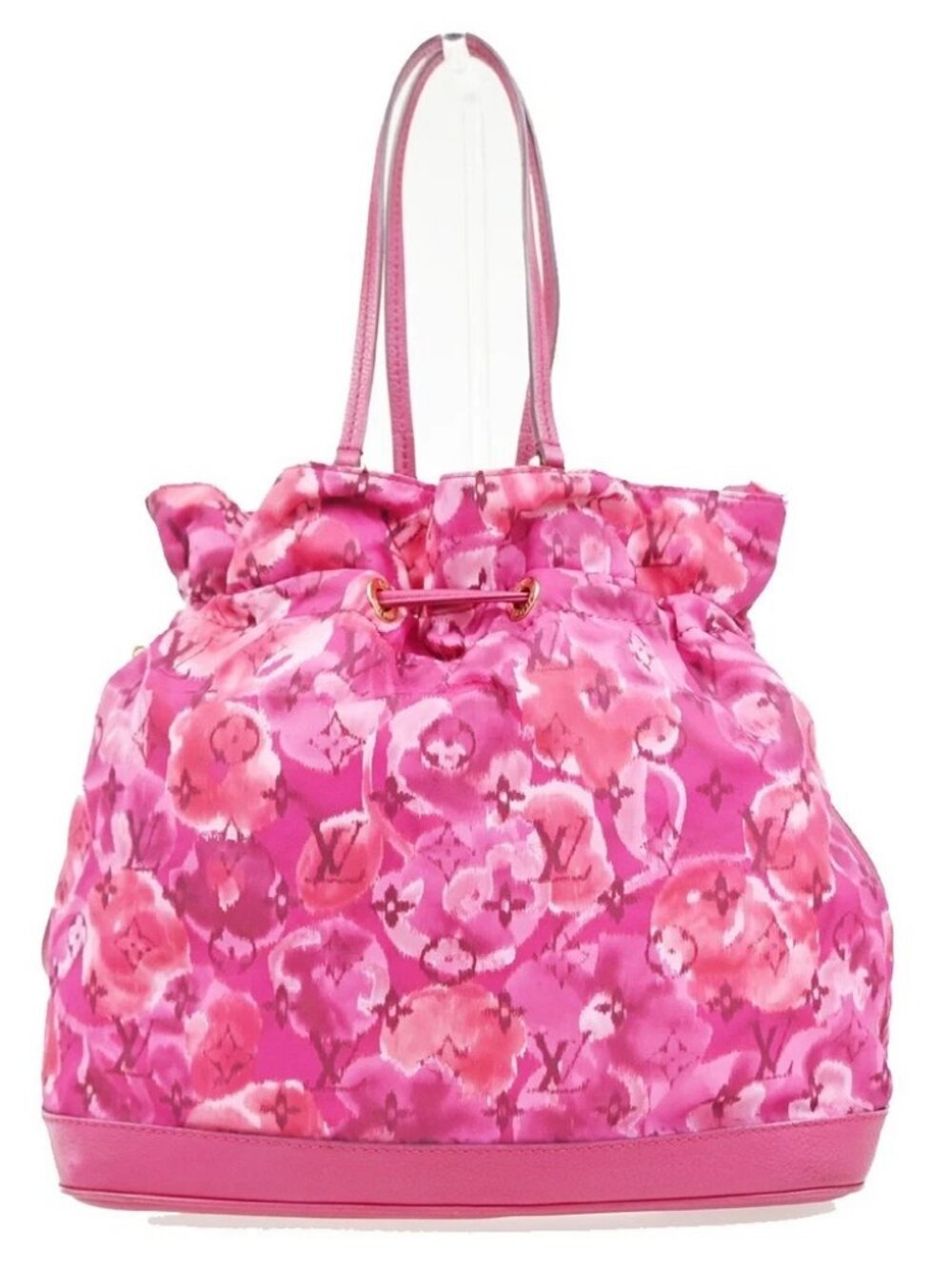 LOUIS VUITTON Noefull MM 2way Hand Bag Monogram Ikat Flower Nylon - Picture 3 of 16